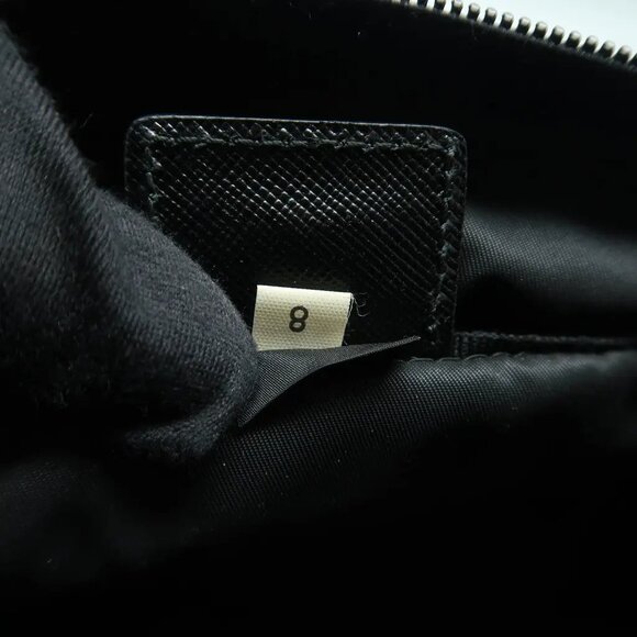 PRADA Black Nylon Clutch 412-022725 - Picture 11 of 12